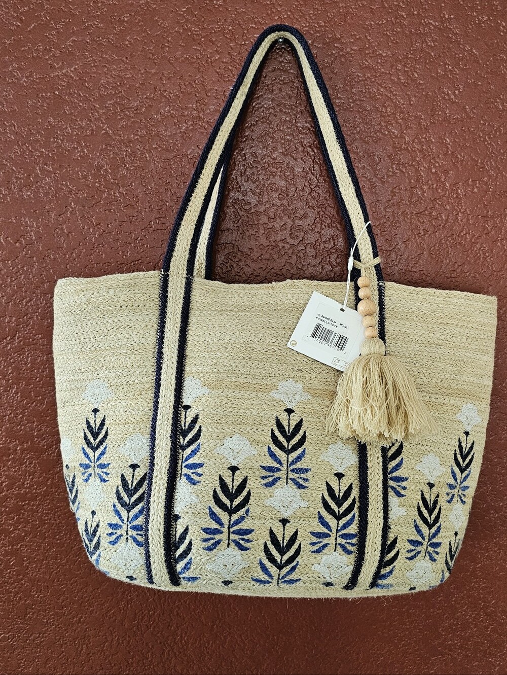 Shiraleah Natural Straw Tote - Picture 3 of 10